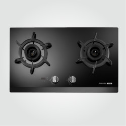 嵌入式雙頭石油氣煮食爐[黑色] (G2933B-LP)