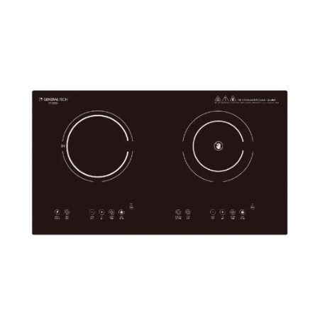 2合1嵌入/座檯式雙頭電磁及電陶煮食爐 (GT-CE281)
